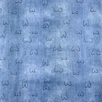 Økotex bomulds jersey, Boobies Jeans